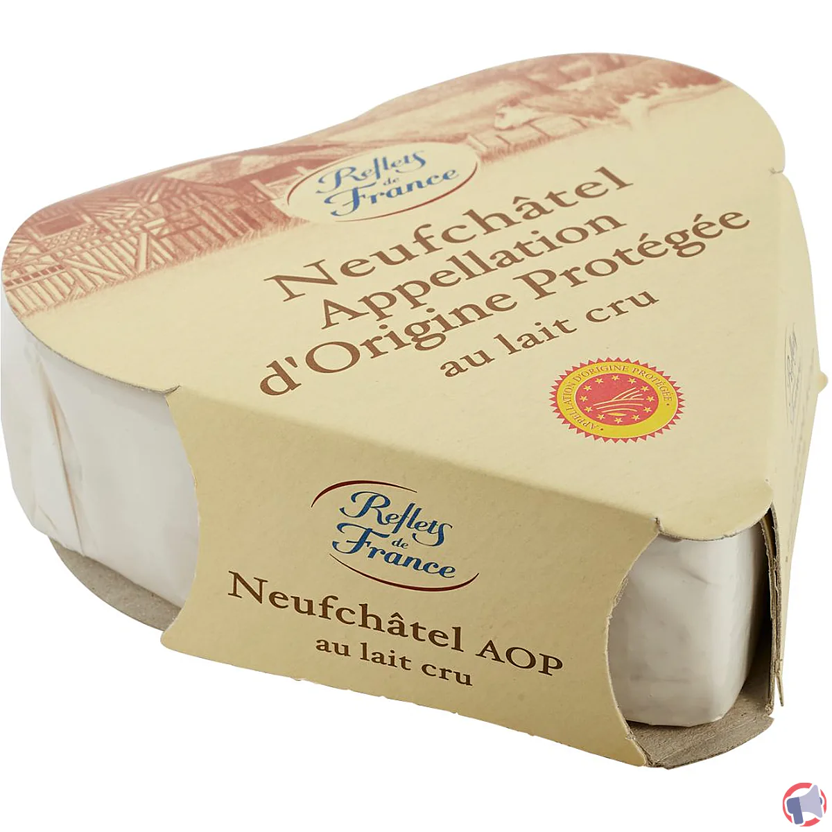 Rappel produit : Neufchâtel AOP au lait cru de la marque Reflets de France