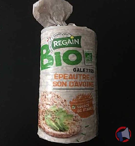 Rappel produit Galette épeautre et son d’avoine BIO REGAIN