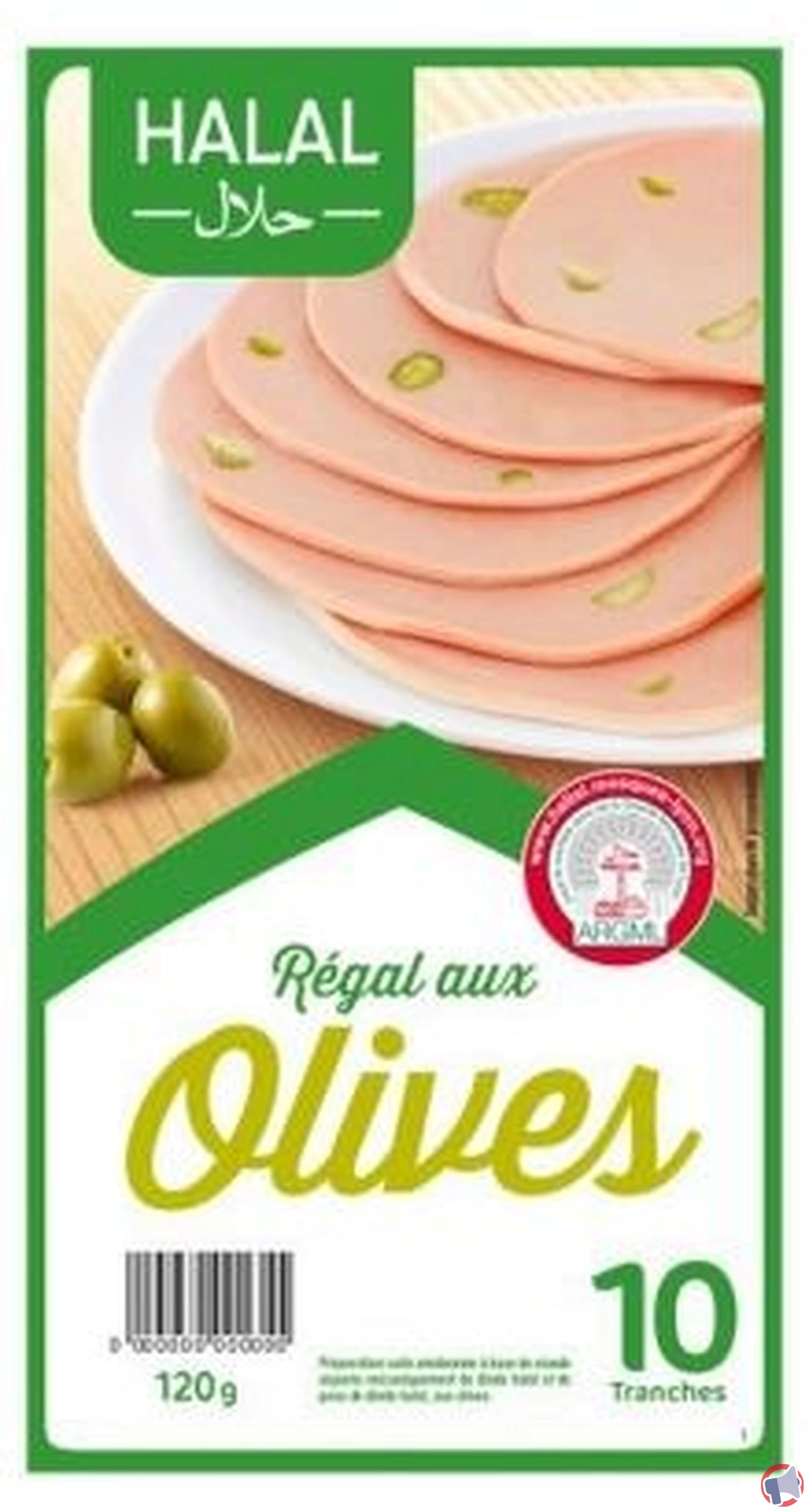 Rappel de produit : Régals aux olives Halal 120g vendus chez Aldi