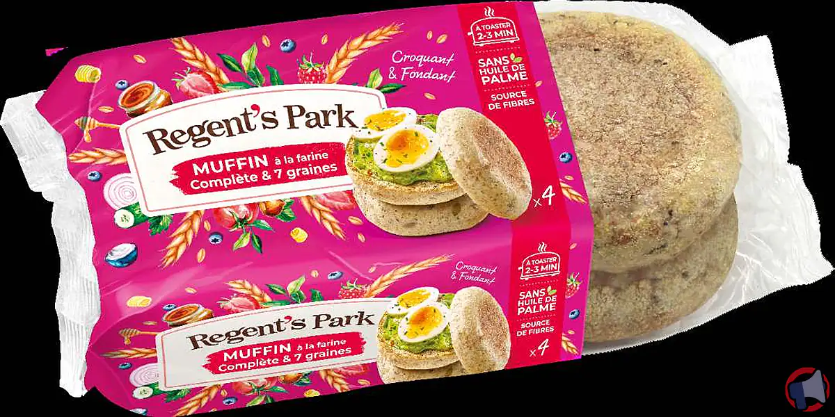 Rappel de produit : Muffin à la farine complète et 7 graines de la marque Regent's Park