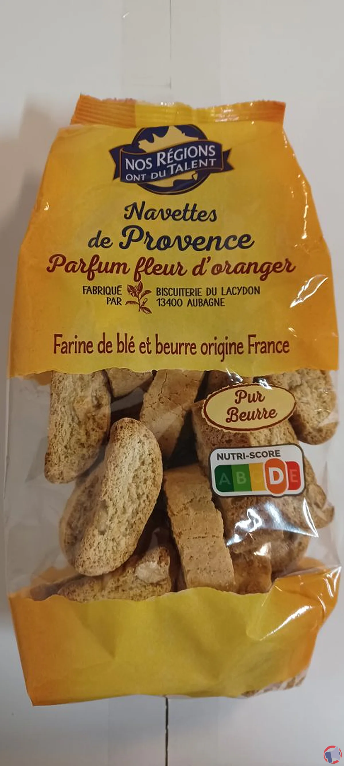 Rappel produit : navettes de Provence de la marque Nos Régions Ont du Talent
