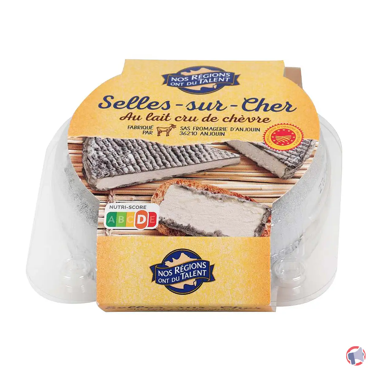 Rappel de produit : Regions ont Talent Selles-sur-Cher AOP 150g