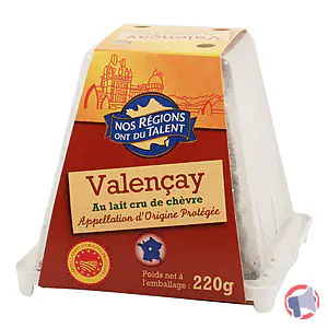 Rappel produit VALENCAY AOP 220 G NOS REGIONS ONT DU TALENT