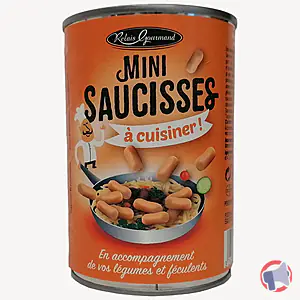 Rappel produit SAUCISSE COCKTAIL EN CONSERVE RELAIS GOURMAND