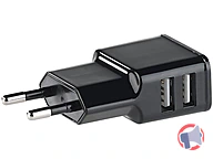 Rappel produit Chargeur secteur compact avec 2 ports USB (2,1 A) Revolt REVOLT (photo numéro 2)