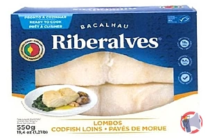 Rappel produit PAVE DE MORUE DESSALEE RIBERALVES