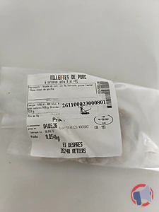 Rappel produit rillettes de porc