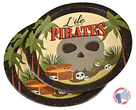 Rappel produit Assiettes en pulpe de bambou Rire et confetti (photo numéro 2)