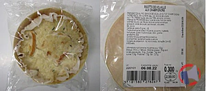 Rappel produit RISOTTO DE VOLAILLE AUX CHAMPIGNONS