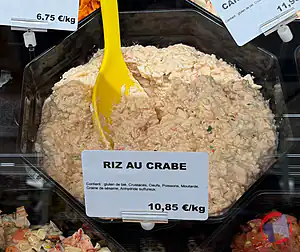 Rappel produit Riz au crabe