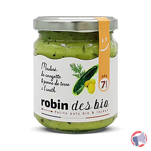 Rappel produit Mouliné de courgette & pomme de terre à l'aneth Robin des Bio