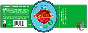 Rappel produit SAUCISSON SEC ALLEGE ROCHEBLIN BIO 200G CLEAN LABEL ROCHEBLIN