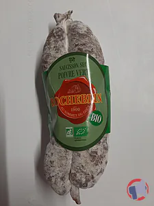 Rappel produit SAUCISSON SEC BIO POIVRE VERT ROCHEBLIN 200G ROCHEBLIN