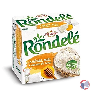 Rappel produit RONDELE MIEL ET UNE NUIT CHEVRE MIEL ET GRAINES DE PAVOT 125g Rondelé