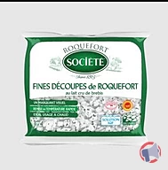 Rappel produit fines découpes de Roquefort au lait cru de brebis surgelé ROQUEFORT SOCIETE (photo numéro 1)