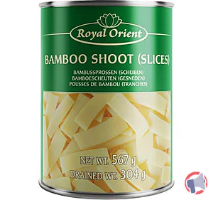 Rappel produit Pousses de bambous en tranches/Pousses de bambou en bandes ROYAL ORIENT
