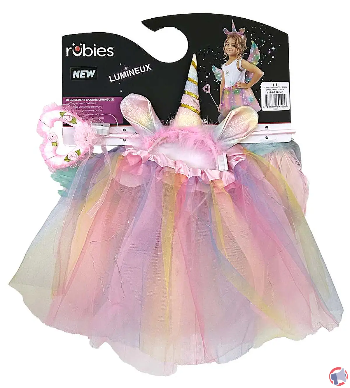Rappel de produit : set tutu licorne de la marque Rubies