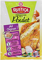 Rappel produit SACHET CUISSON POULET AIL OIGNON 36G Rustica