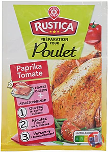 Rappel produit SACHET CUISSON POULET PAPRIKA 34G Rustica