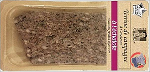 Rappel produit Terrine campagne à l'ancienne échalote (10%) VPF A.SABATIER 160g PE A. SABATIER