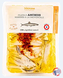 Rappel produit Anchois marinés au bouquet de provence La Sablaise