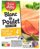 Rappel produit Blanc de poulet Saint Alby
