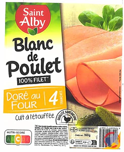 Rappel produit Blanc de poulet Saint Alby