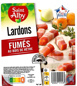 Rappel produit Lardons fumés Saint Alby