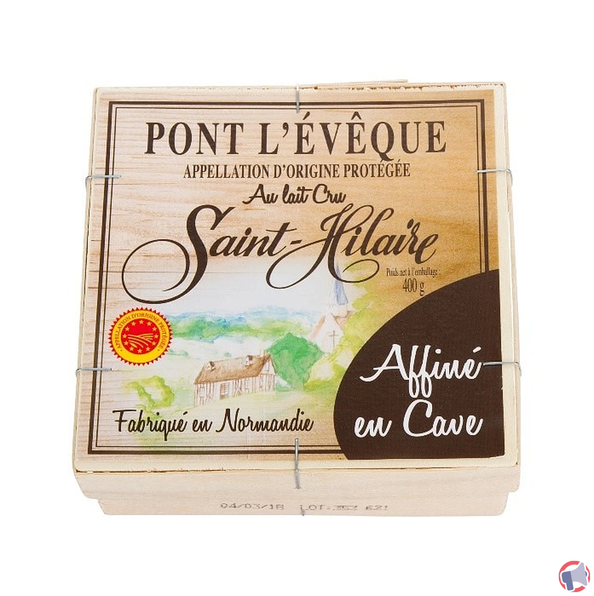 Rappel produit : Pont-l'Évêque cru Saint Hilaire 400g