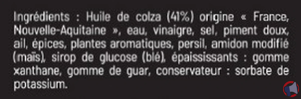 Rappel pour le produit sauce douce 1l de sakari : défaut d'étiquetage et risques allergisants