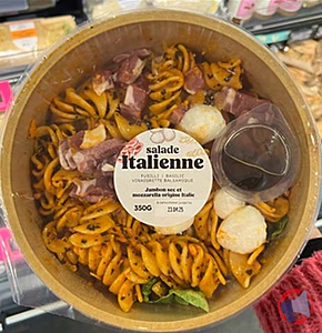 Rappel produit Salade italienne 350 g