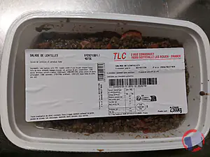 Rappel produit SALADE DE LENTILLES ET CERVELAS