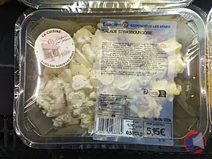 Rappel produit SALADE STRASBOURGEOISE