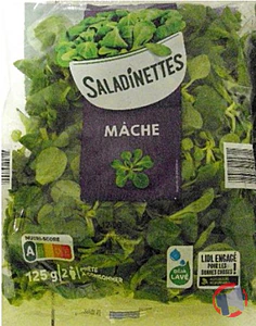Rappel produit Mâche Saladinettes