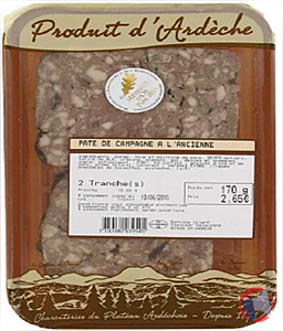 Rappel produit Pâté de campagne à l'ancienne 2T Salaison de la Haute Ardèche