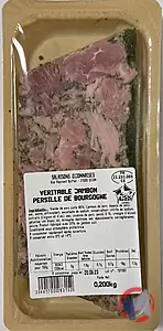 Rappel produit Véritable Jambon persillé de bourgogne Salaisons Dijonnaises