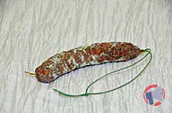 Rappel produit saucisse sèche aux olives poivrons, ou figues, ou bleu de Gex ou courbe nature ou saucisson sec ou rosette les salaisons de Meillonnas (photo numéro 1)