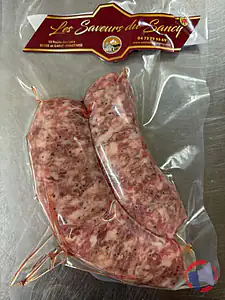 Rappel produit SAUCISSE NATURE A LA FLEUR DE SEL SALAISONS DU SANCY