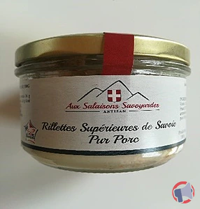 Rappel produit Rillettes supérieures de Savoie Pur Porc AUX SALAISONS SAVOYARDES