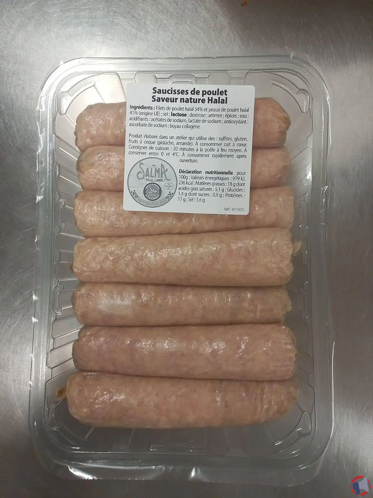 Rappel produit : salma barquette 14 saucisses – risque pour la santé