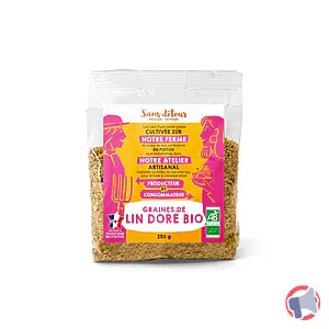 Rappel produit LIN DORE BIO 250g ,500g, 2.5kg, 25kg et Bigbag. Sans Détour