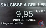 Rappel produit SAUCISSE A GRILLER SANS MARQUE - ELABORE DANS NOS ATELIERS (photo numéro 1)