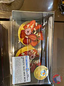 Rappel produit Pâtisserie : Tartelette fraise sablée breton Sans marque - fabrication par le magasin