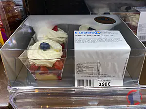 Rappel produit Pâtisserie : Verrine fraîcheur d'été Sans marque - fabrication par le magasin