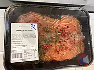 Rappel produit CARPACCIO DE TRUITE vendu sans marque (Fabriqué en magasin) (photo numéro 1)