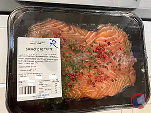 Rappel produit CARPACCIO DE TRUITE vendu sans marque (Fabriqué en magasin)