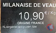 Rappel produit Milanaise de veau haché Sans marque - Vrac (photo numéro 1)