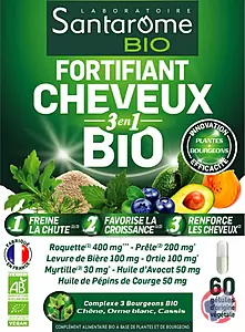 Rappel produit FORTIFIANT CHEVEUX BIO 3en1 SANTAROME BIO