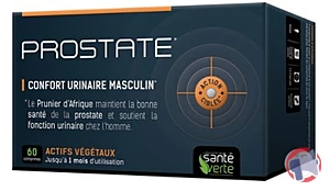 Rappel produit PROSTATE 60 Comprimés Santé Verte