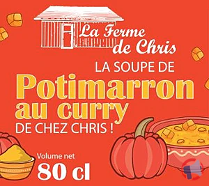 Rappel produit Conserve : Soupe de potimarron au curry SARL LA FERME DE CHRIS